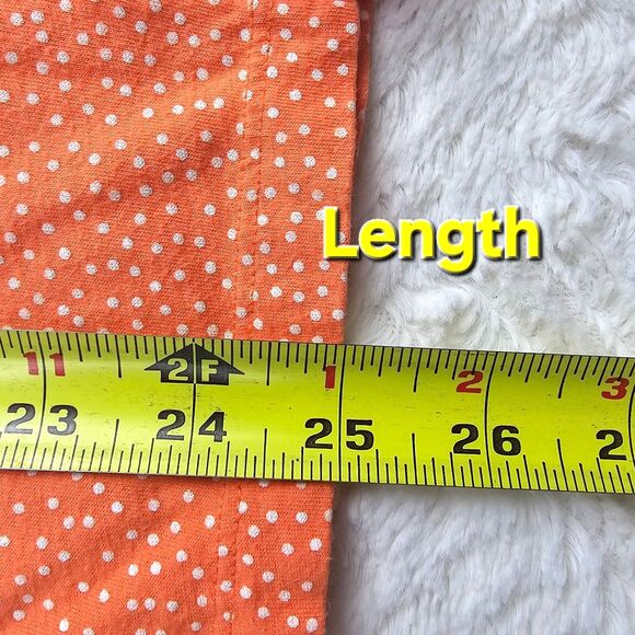 L.L.Bean Short/Long-Sleeve Blouse Coral/Orange Women's Size Large - Picture 11 of 13